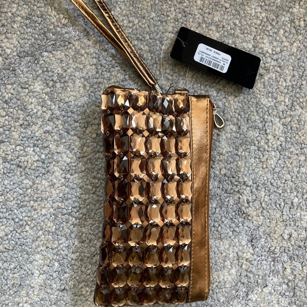Mandee’s Bronze wristlet